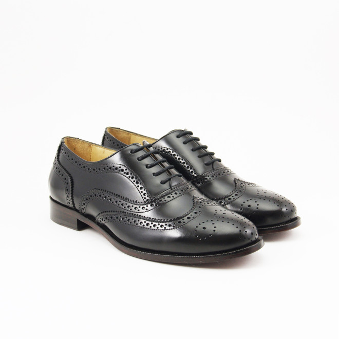 Sapato Feminino Brogue Baeza Café