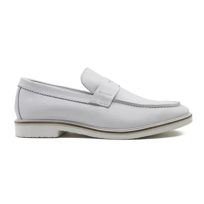 Sapato Masculino Loafer Oviedo Branco