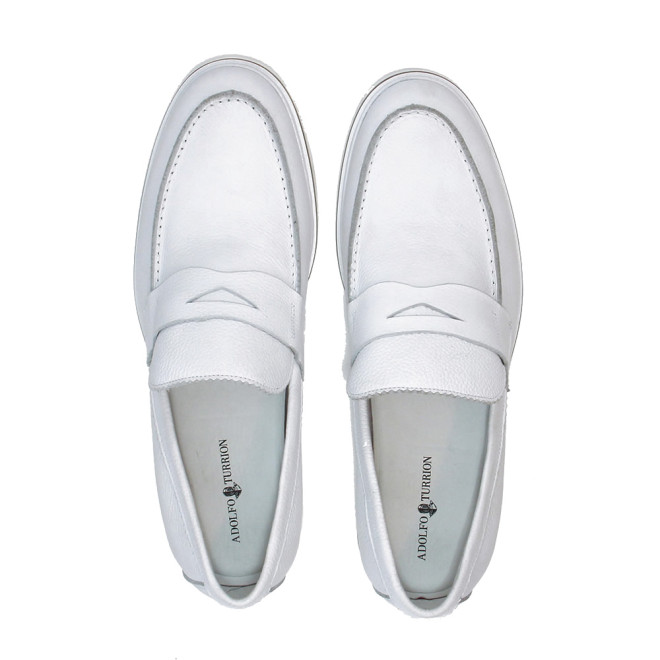 Sapato Masculino Loafer Oviedo Branco