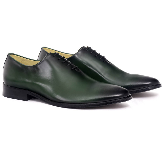Sapato Social Wholecut Oxford Madrid Patina Verde