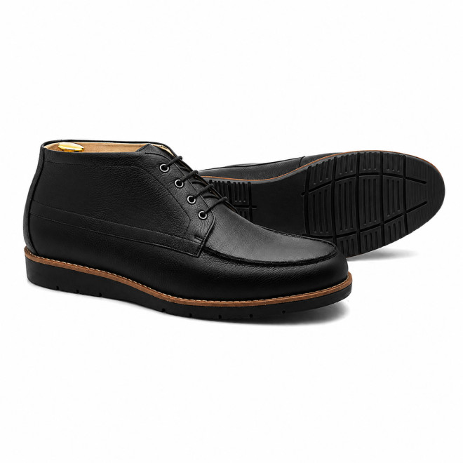 Bota Masculina Gandia Preta - Sola Preta