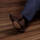 Bota Chelsea Masculina Granada Camurça Café 