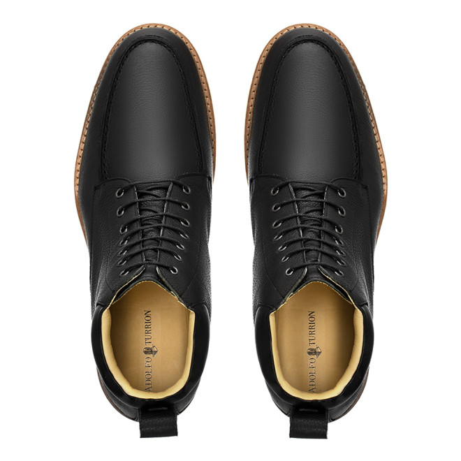 Bota Casual Masculina Navarra Preta - Sola Preta