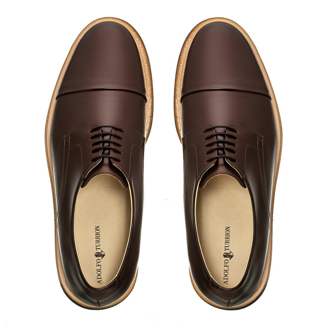 Sapato Masculino Derby Almería Café