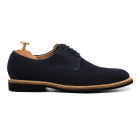 Sapato Masculino Derby Almería Camurça Marinho