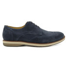 Sapato Masculino Derby Ayala Camurça Marinho