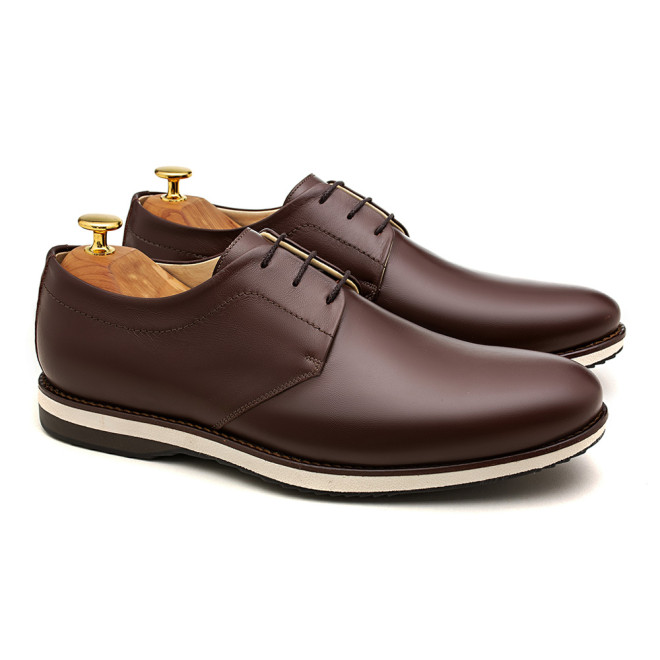 Sapato Masculino Derby Bernedo Caramelo