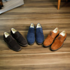 Sapato Casual Derby Duque Camurça Marinho