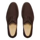 Sapato Casual Derby Duque Camurça Café