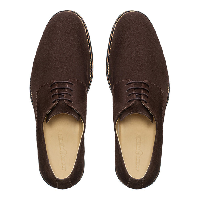 Sapato Casual Derby Duque Camurça Café Sapato Casual Derby Duque Camurça Café