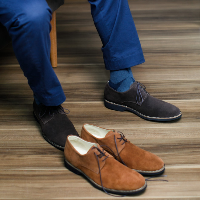 Sapato Casual Derby Duque Camurça Café Sapato Casual Derby Duque Camurça Café