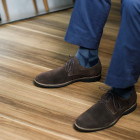 Sapato Casual Derby Duque Camurça Café