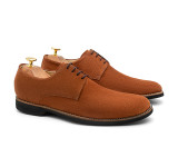 Sapato Casual Derby Duque Camurça Ferrugem
