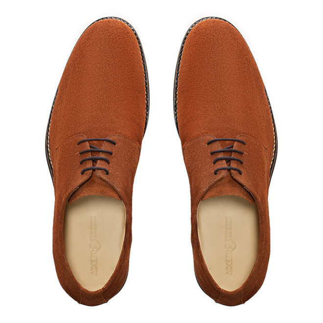 Sapato Casual Derby Duque Camurça Ferrugem Sapato Casual Derby Duque Camurça Ferrugem