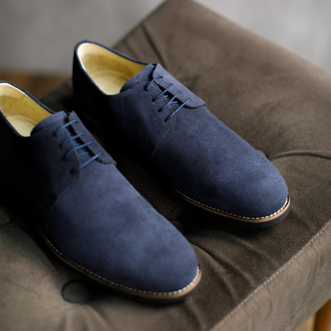 Sapato Casual Derby Duque Camurça Marinho Sapato Casual Derby Duque Camurça Marinho