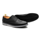 Sapato Casual Derby Jaen Preto