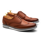Sapato Casual Derby Jaen Whisky