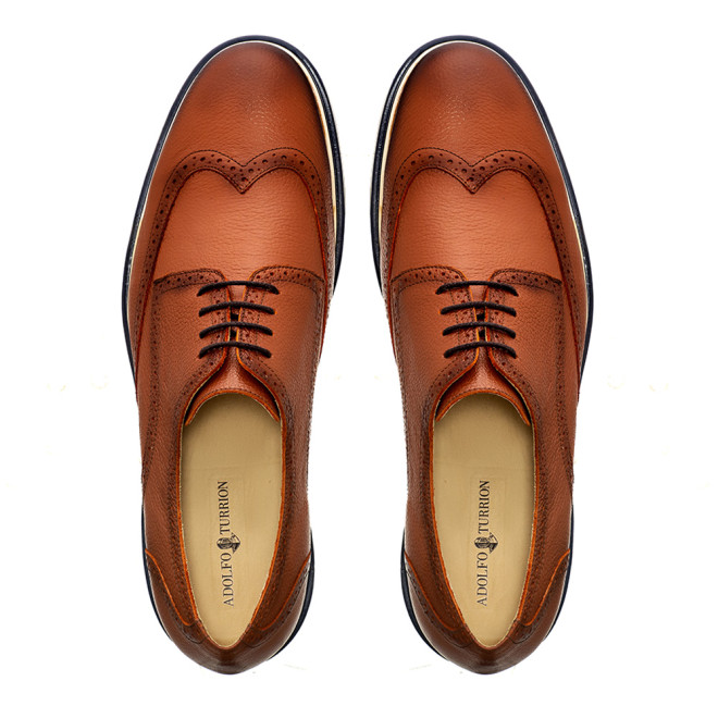 Sapato Casual Derby Jaen Whisky