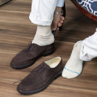 Sapato Casual Derby Tarancon Camurça Café