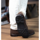 Sapato Casual Derby Tarancon Camurça Café