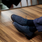 Sapato Casual Derby Tarancon Camurça Marinho