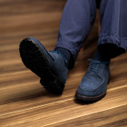 Sapato Casual Derby Tarancon Camurça Marinho