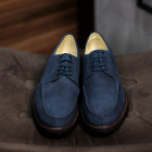 Sapato Casual Derby Tarancon Camurça Marinho