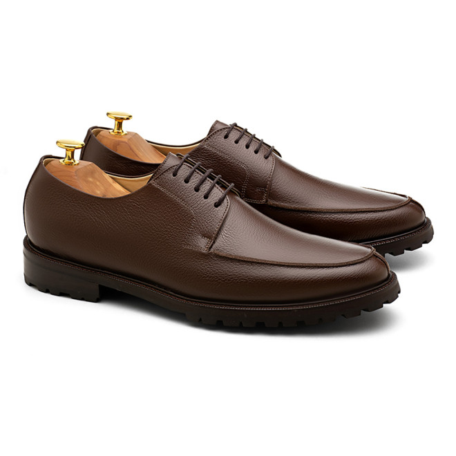 Sapato Casual Derby Tarancon Camurça Café