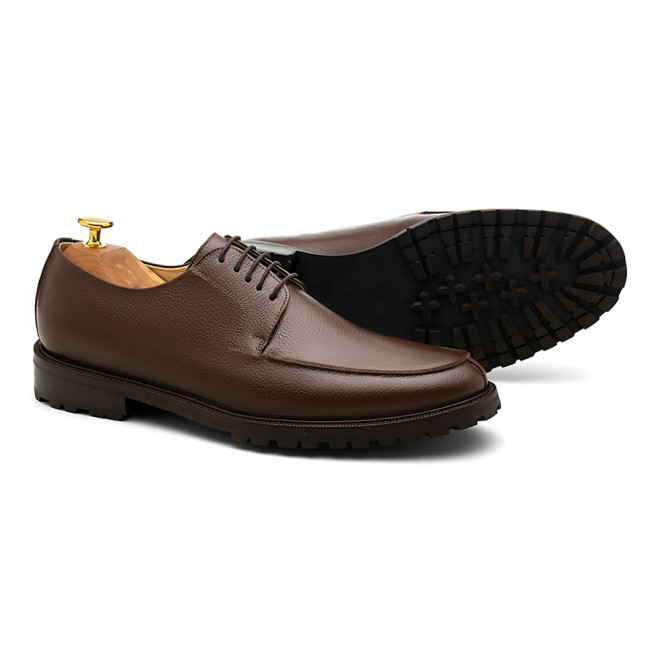 Sapato Casual Derby Tarancon Floater Café