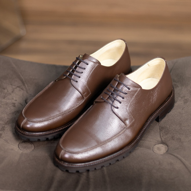 Sapato Casual Derby Tarancon Floater Café