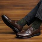 Sapato Casual Loafer Zamora Café