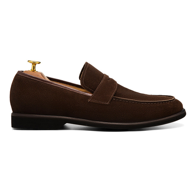 Sapato Casual Loafer Zamora Camurça Café