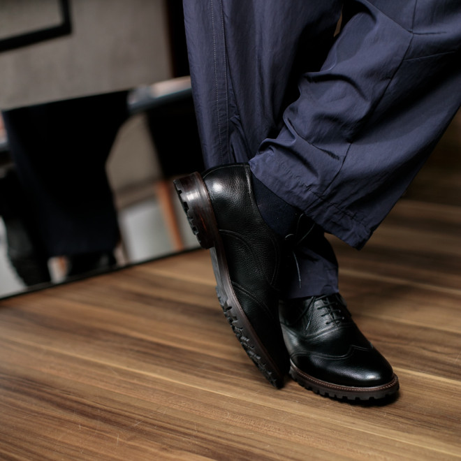 Sapato Casual Oxford Asturias Preto