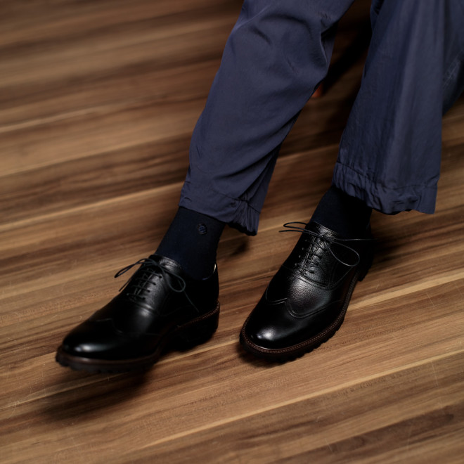 Sapato Casual Oxford Asturias Preto