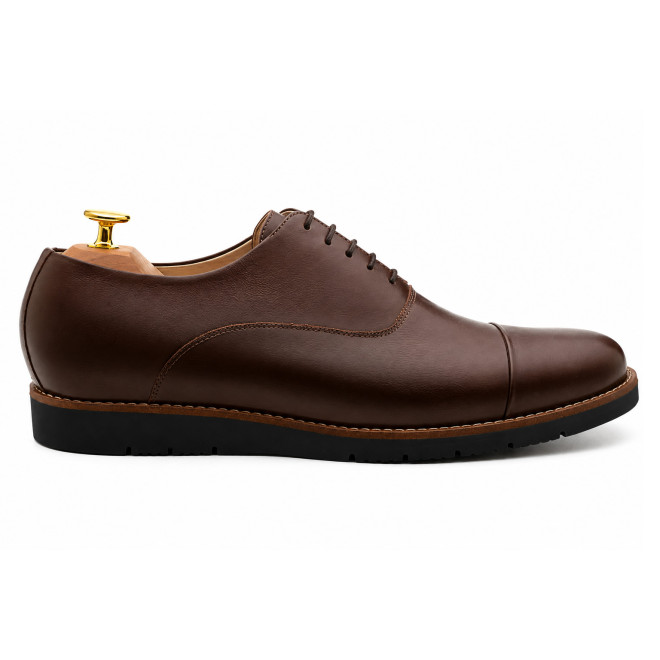 Sapato Casual Oxford Avila Café - Sola Preta