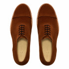 Sapato Casual Oxford Avila Camurça Ferrugem - Sola Preta