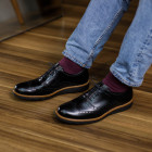 Sapato Casual Oxford Guarda Preto
