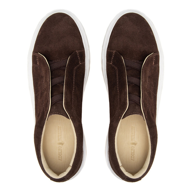 Tênis Sneaker Masculino Grisel Camurça Café