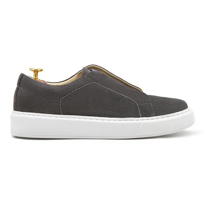 Tênis Sneaker Masculino Grisel Camurça Cinza