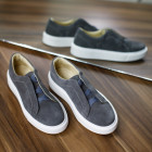 Tênis Sneaker Masculino Grisel Camurça Cinza