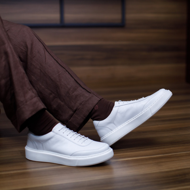 Tênis Sneaker Masculino Rubio Branco