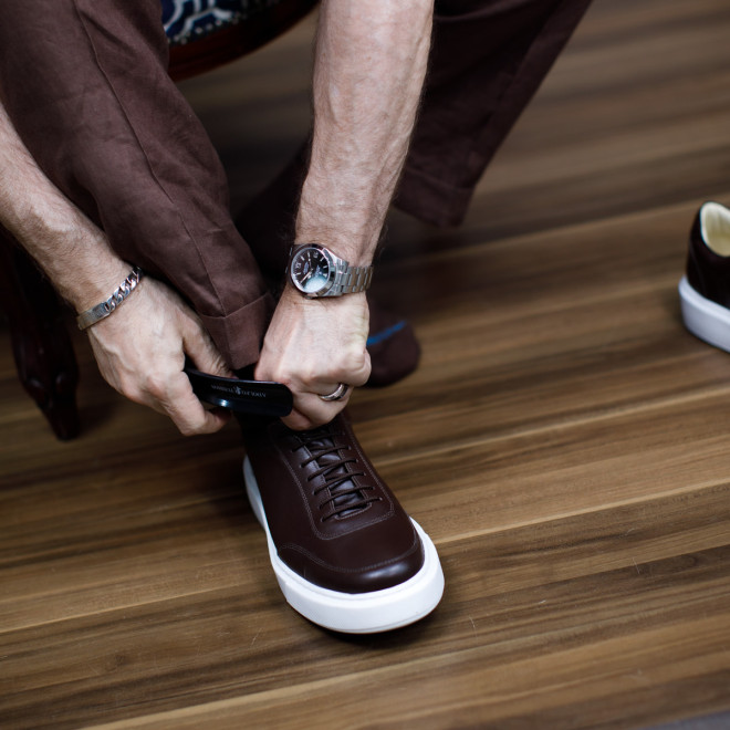 Tênis Sneaker Masculino Rubio Café