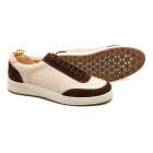 Tênis Sneaker Masculino Rubio Gelo/café