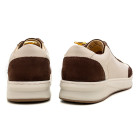 Tênis Sneaker Masculino Rubio Gelo/café
