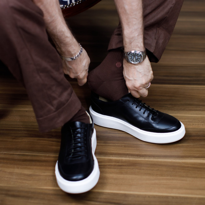 Tênis Sneaker Masculino Rubio Preto
