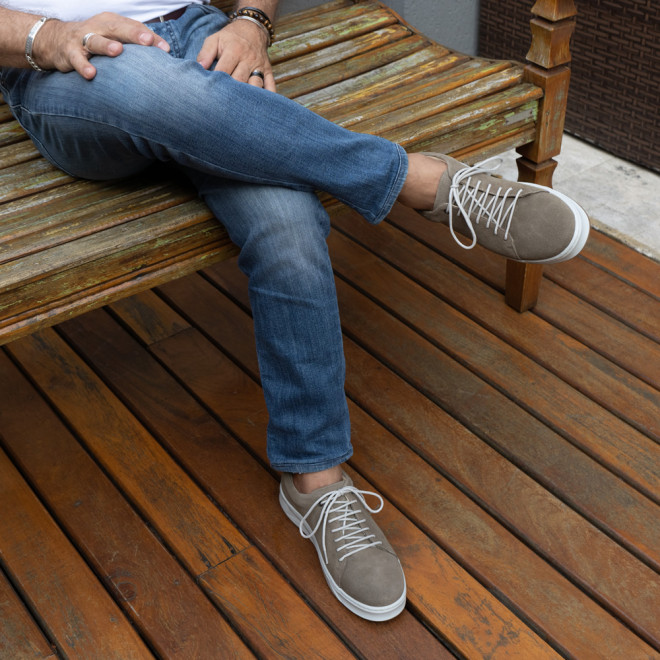 Tênis Sneaker Masculino Torres Camurça Oliva