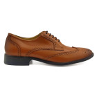 Sapato Social Derby Brogue Barceo Caramelo (english Tan)