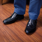 Sapato Social Derby Brogue Barceo Preto