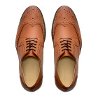 Sapato Masculino Derby Brogue Guaro Caramelo (english Tan)