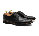 Sapato Masculino Derby Brogue Guaro Preto